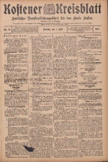 Kostener Kreisblatt: amtliches Ver&ouml;ffentlichungsblatt f&uuml;r den Kreis Kosten 1907.07.02 Jg.42 Nr79