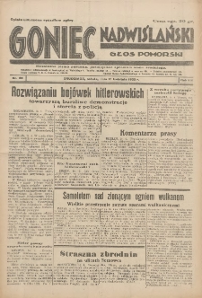 Goniec Nadwiślański: Głos Pomorski: Niezależne pismo poranne, poświęcone sprawom stanu średniego 1932.04.16 R.8 Nr88
