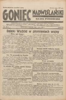 Goniec Nadwiślański: Głos Pomorski: Niezależne pismo poranne, poświęcone sprawom stanu średniego 1932.05.01 R.8 Nr101