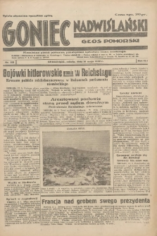 Goniec Nadwiślański: Głos Pomorski: Niezależne pismo poranne, poświęcone sprawom stanu średniego 1932.05.14 R.8 Nr110