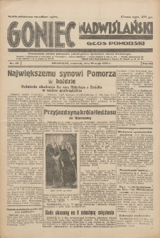Goniec Nadwiślański: Głos Pomorski: Niezależne pismo poranne, poświęcone sprawom stanu średniego 1932.05.26 R.8 Nr119