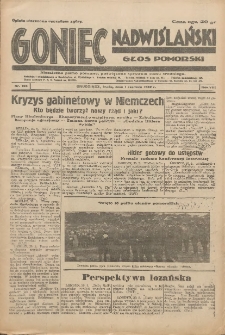 Goniec Nadwiślański: Głos Pomorski: Niezależne pismo poranne, poświęcone sprawom stanu średniego 1932.06.01 R.8 Nr123