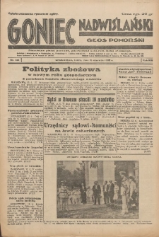 Goniec Nadwiślański: Głos Pomorski: Niezależne pismo poranne, poświęcone sprawom stanu średniego 1932.06.15 R.8 Nr135
