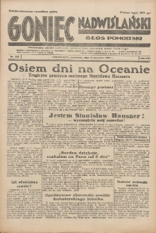 Goniec Nadwiślański: Głos Pomorski: Niezależne pismo poranne, poświęcone sprawom stanu średniego 1932.06.16 R.8 Nr136