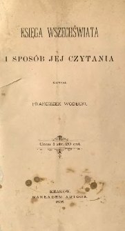 Księga wszechświata i spos&oacute;b jej czytania