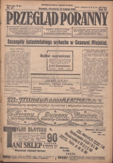 Przegląd Poranny: pismo niezależne i bezpartyjne 1926.02.28 R.6 Nr48