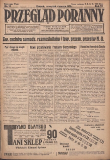 Przegląd Poranny: pismo niezależne i bezpartyjne 1926.03.04 R.6 Nr51