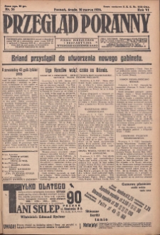 Przegląd Poranny: pismo niezależne i bezpartyjne 1926.03.10 R.6 Nr56