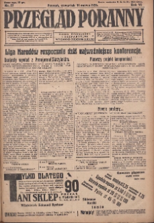 Przegląd Poranny: pismo niezależne i bezpartyjne 1926.03.11 R.6 Nr57