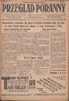 Przegląd Poranny: pismo niezależne i bezpartyjne 1926.03.16 R.6 Nr61