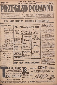 Przegląd Poranny: pismo niezależne i bezpartyjne 1926.03.21 R.6 Nr66