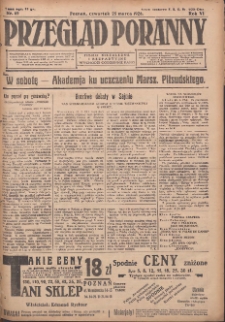 Przegląd Poranny: pismo niezależne i bezpartyjne 1926.03.25 R.6 Nr69