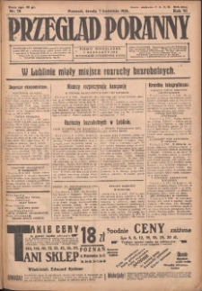 Przegląd Poranny: pismo niezależne i bezpartyjne 1926.04.07 R.6 Nr78
