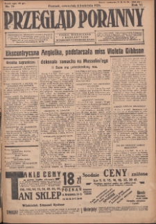 Przegląd Poranny: pismo niezależne i bezpartyjne 1926.04.08 R.6 Nr79
