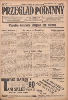 Przegląd Poranny: pismo niezależne i bezpartyjne 1926.04.10 R.6 Nr81