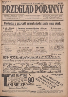 Przegląd Poranny: pismo niezależne i bezpartyjne 1926.04.13 R.6 Nr83