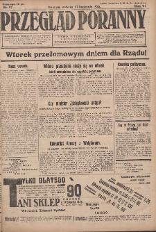 Przegląd Poranny: pismo niezależne i bezpartyjne 1926.04.17 R.6 Nr87