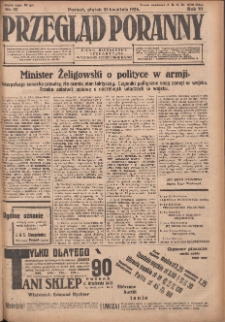 Przegląd Poranny: pismo niezależne i bezpartyjne 1926.04.23 R.6 Nr92