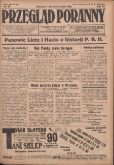 Przegląd Poranny: pismo niezależne i bezpartyjne 1926.04.28 R.6 Nr96