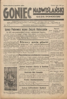 Goniec Nadwiślański: Głos Pomorski: Niezależne pismo poranne, poświęcone sprawom stanu średniego 1932.07.05 R.8 Nr151