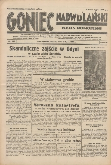 Goniec Nadwiślański: Głos Pomorski: Niezależne pismo poranne, poświęcone sprawom stanu średniego 1932.07.12 R.8 Nr157