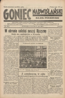 Goniec Nadwiślański: Głos Pomorski: Niezależne pismo poranne, poświęcone sprawom stanu średniego 1932.07.13 R.8 Nr158