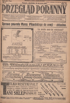 Przegląd Poranny: pismo niezależne i bezpartyjne 1926.01.10 R.6 Nr7