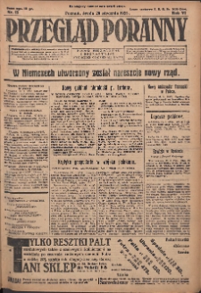 Przegląd Poranny: pismo niezależne i bezpartyjne 1926.01.20 R.6 Nr15