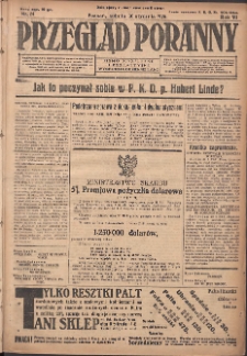 Przegląd Poranny: pismo niezależne i bezpartyjne 1926.01.30 R.6 Nr24