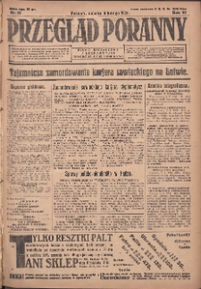Przegląd Poranny: pismo niezależne i bezpartyjne 1926.02.06 R.6 Nr29