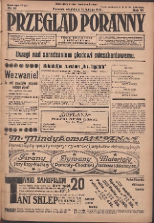 Przegląd Poranny: pismo niezależne i bezpartyjne 1926.02.14 R.6 Nr36