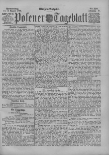 Posener Tageblatt 1896.08.13 Jg.35 Nr377