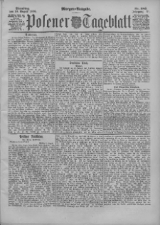 Posener Tageblatt 1896.08.18 Jg.35 Nr385