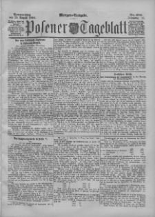 Posener Tageblatt 1896.08.20 Jg.35 Nr389