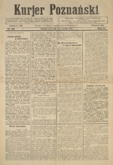 Kurier Poznański 1909.09.15 R.4 nr 210