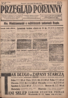 Przegląd Poranny: pismo niezależne i bezpartyjne 1926.05.20 R.6 Nr112