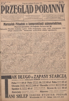 Przegląd Poranny: pismo niezależne i bezpartyjne 1926.05.29 R.6 Nr118