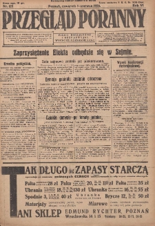 Przegląd Poranny: pismo niezależne i bezpartyjne 1926.06.03 R.6 Nr122