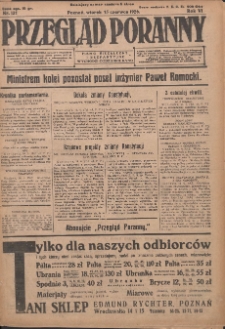 Przegląd Poranny: pismo niezależne i bezpartyjne 1926.06.15 R.6 Nr131