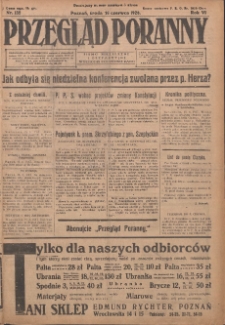 Przegląd Poranny: pismo niezależne i bezpartyjne 1926.06.16 R.6 Nr132
