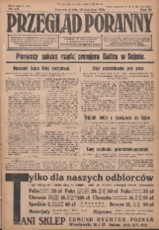 Przegląd Poranny: pismo niezależne i bezpartyjne 1926.06.23 R.6 Nr138