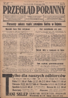 Przegląd Poranny: pismo niezależne i bezpartyjne 1926.06.23 R.6 Nr138