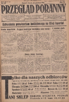 Przegląd Poranny: pismo niezależne i bezpartyjne 1926.06.25 R.6 Nr140