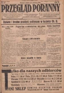 Przegląd Poranny: pismo niezależne i bezpartyjne 1926.06.26 R.6 Nr141