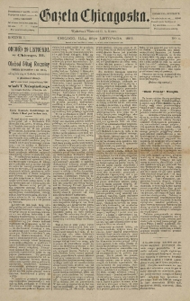 Gazeta Chicagowska. 1884.11.29 R.1 No.4