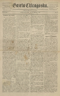 Gazeta Chicagowska. 1885.02.03 R.1 No.8