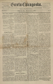 Gazeta Chicagowska. 1885.02.10 R.1 No.9