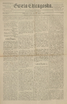 Gazeta Chicagowska. 1885.02.24 R.1 No.11