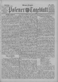Posener Tageblatt 1896.12.13 Jg.35 Nr585