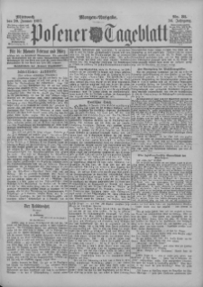 Posener Tageblatt 1897.01.20 Jg.36 Nr31